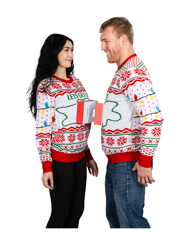 Pull moche pour couples avec prise et fiche 3D