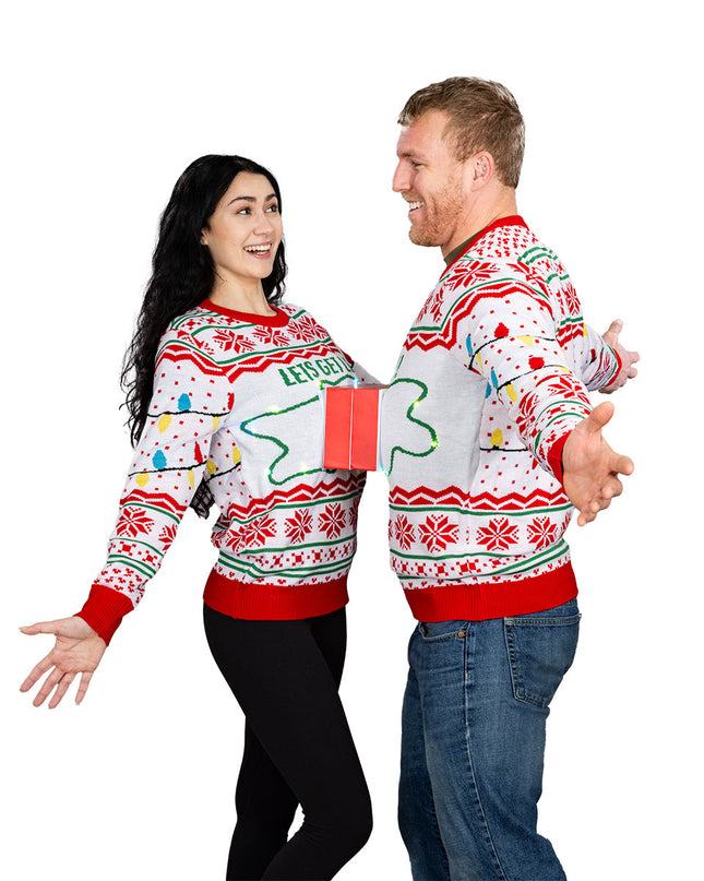 Pull moche pour couples avec prise et fiche 3D