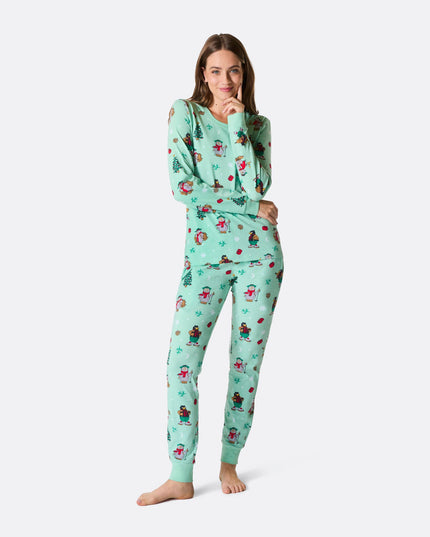 Pyjama de Noël Flåklypa pour femme