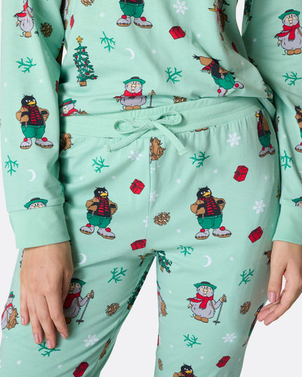 Pyjama de Noël Flåklypa pour femme