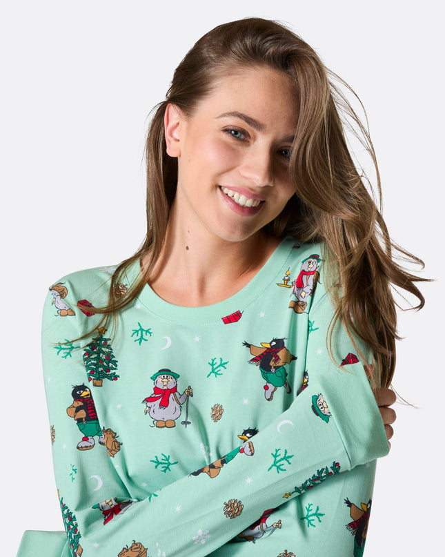 Pyjama de Noël Flåklypa pour femme