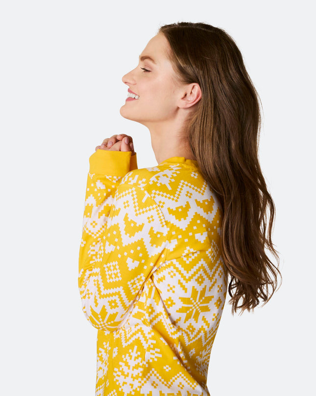 Pyjama de Pâques tricoté pour femme - Tenue de fête adorable