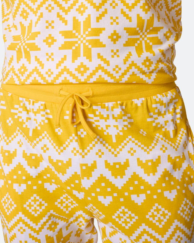 Pyjama de Pâques tricoté pour femme - Tenue de fête adorable