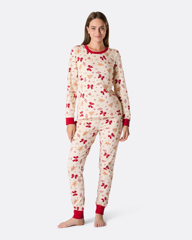 Pyjama de Noël en pain d'épice pour femmes