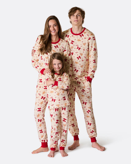 Pyjamas de Noël pour enfants en forme de pain d'épice | Adorables vêtements de nuit pour les fêtes