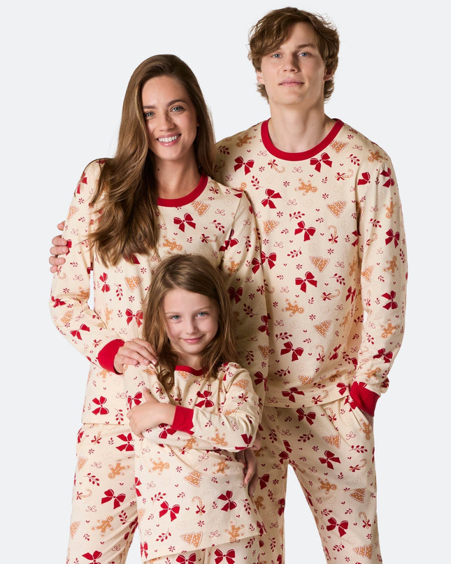 Pyjamas de Noël en pain d'épice pour toute la famille