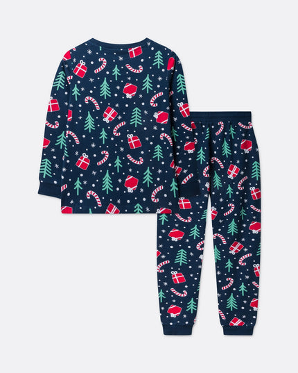 Pyjamas de Noël bleus pour enfants