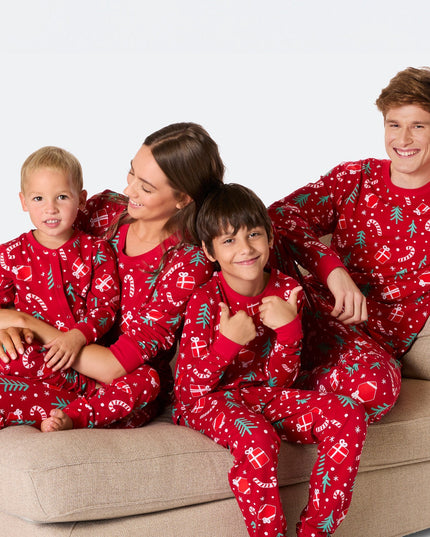 Women's Red Christmas Pattern Pajamas