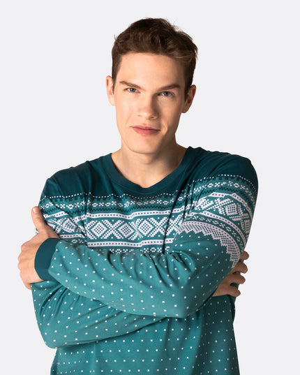 Marius Grønn Pysj Familie - Collection de pyjamas de Noël en famille