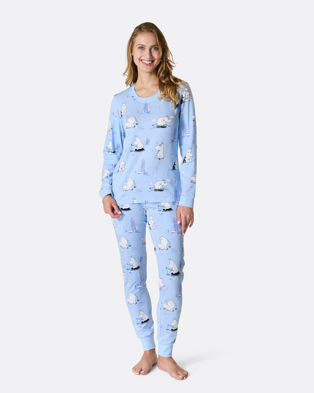 Women's Moomintroll Pajamas for Cozy Seasonal Relaxation