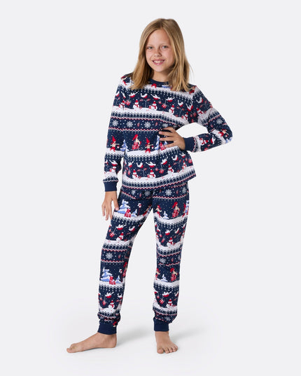 Paysages de Noël Pyjamas de Noël Famille