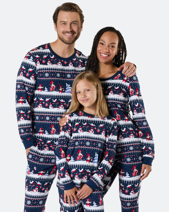Paysages de Noël Pyjamas de Noël Famille