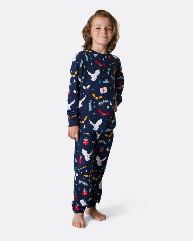 Pyjamas bleus Harry Potter pour toute la famille