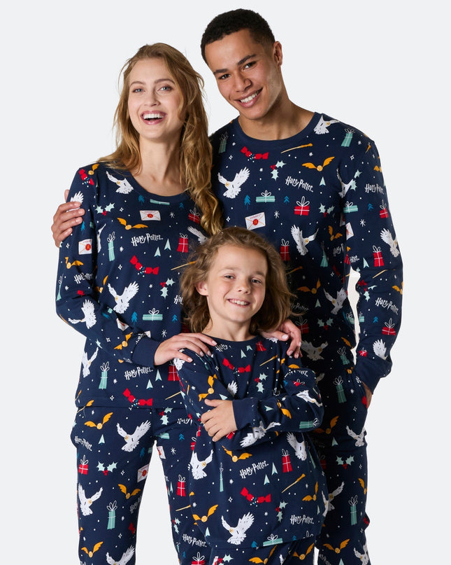 Pyjamas bleus Harry Potter pour toute la famille