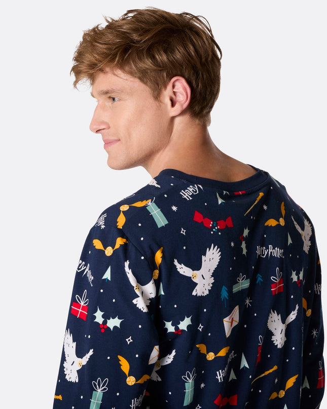 Pyjama bleu Harry Potter pour homme