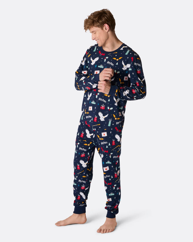 Pyjamas bleus Harry Potter pour toute la famille