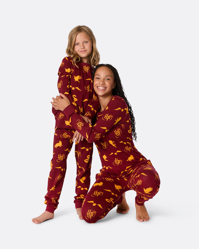 Pyjama rouge Harry Potter pour femme