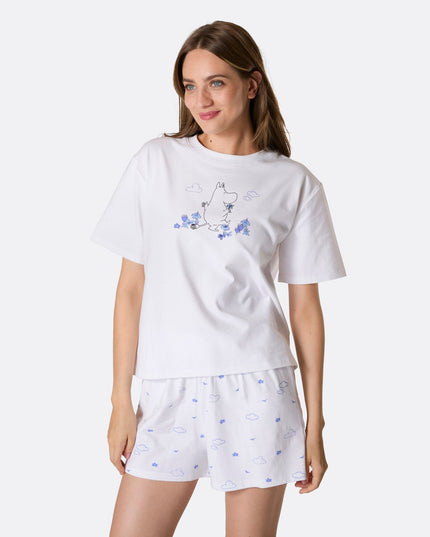 Pyjama court Moominroll pour femme