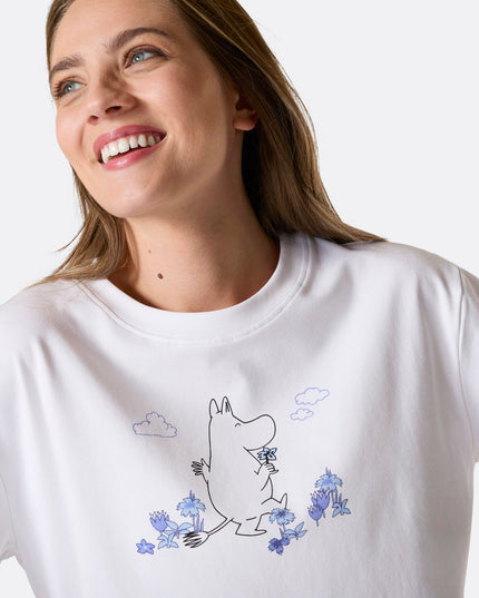 Pyjama court Moominroll pour femme