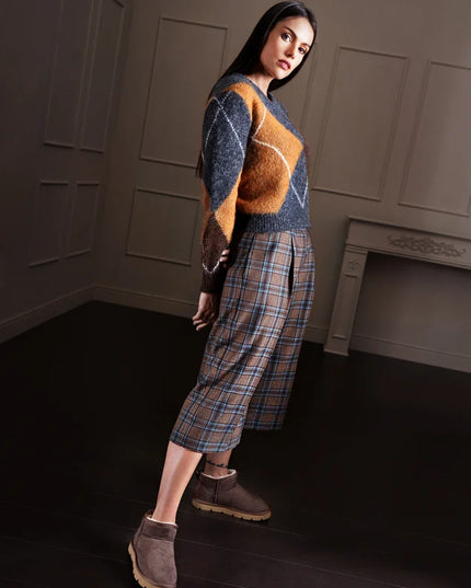 Grünland Bottes Extra Courtes Pour Femmes - Marrone | Confort hivernal élégant