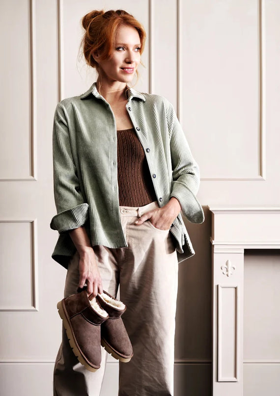 Grünland Bottes Extra Courtes Pour Femmes - Marrone | Confort hivernal élégant