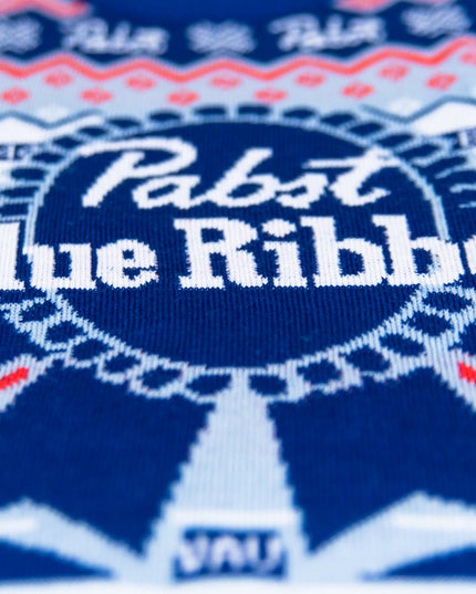 Pull de Noël moche Pabst Fair Isle Beer