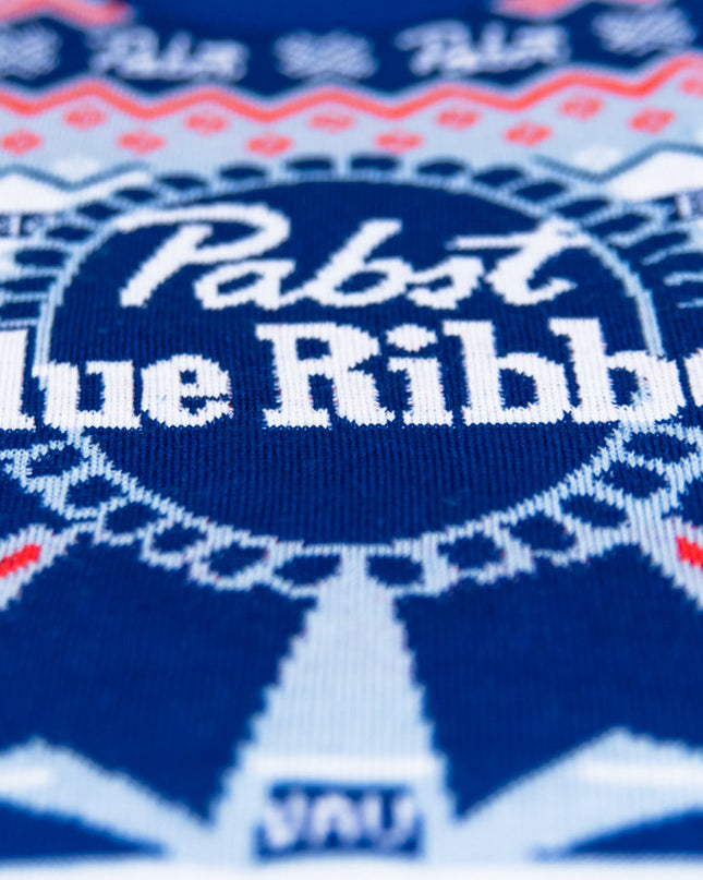 Pull de Noël moche Pabst Fair Isle Beer