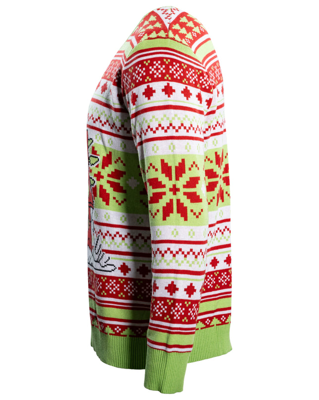 Pull de Noël moche avec la niche de Snoopy et les Peanuts