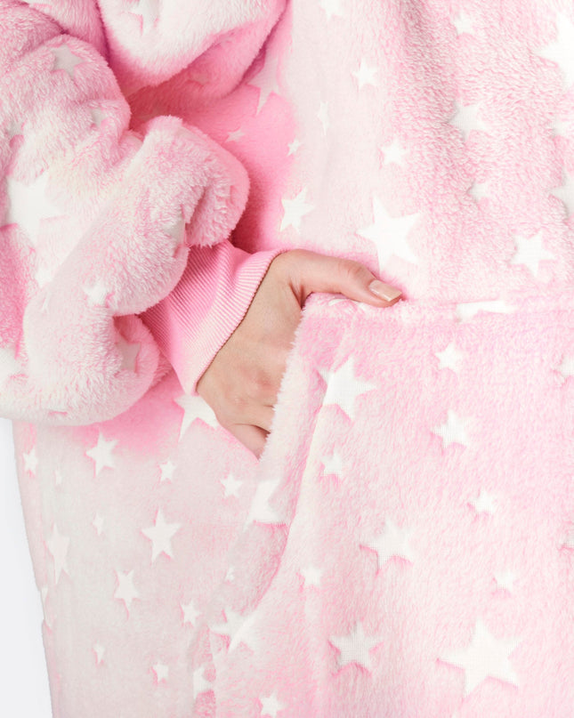 Sweat à capuche Pink Stars HappyHoodie