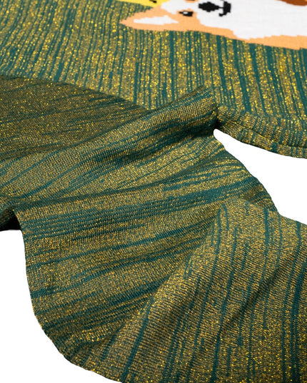 Pull de Noël moche pour les amoureux des chiens Queen Corgi