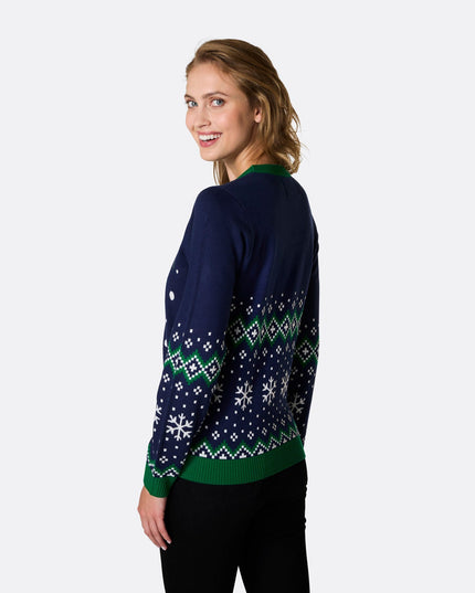 Pull de Noël Rudolph pour femme, pour une joie festive