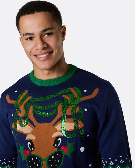 Pull de Noël Rudolph pour homme