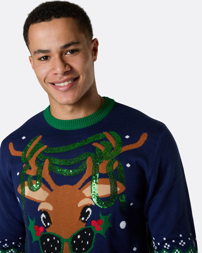 Pull de Noël Rudolph pour homme