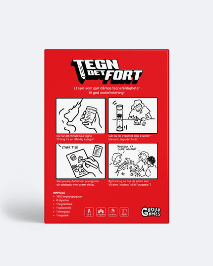 Jeu de société Dessine vite - Amusant pour Pâques