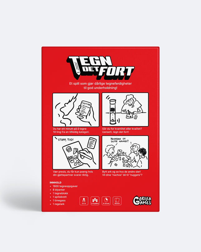 Jeu de société Dessine vite - Amusant pour Pâques