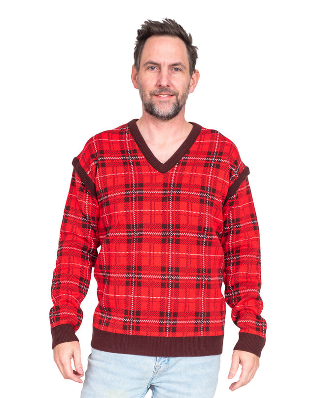 Gilet moche à manches amovibles et bois de renne