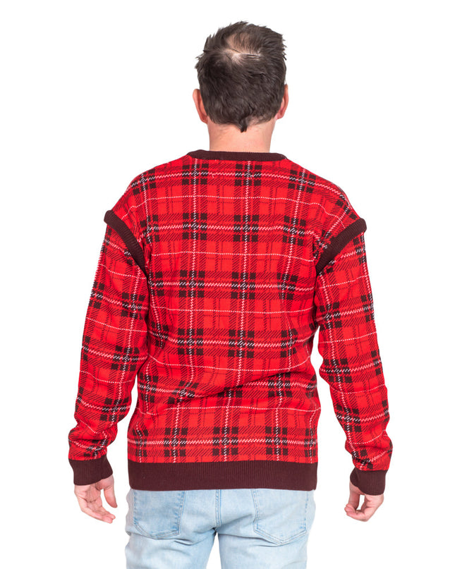 Gilet moche à manches amovibles et bois de renne