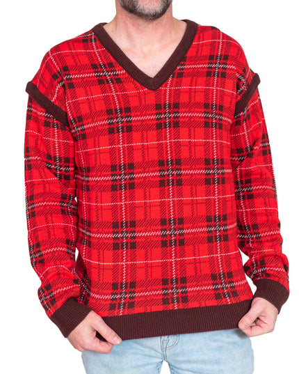 Gilet moche à manches amovibles et bois de renne