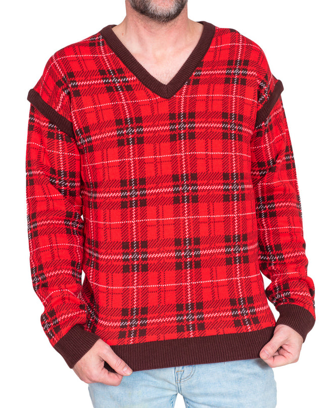 Gilet moche à manches amovibles et bois de renne