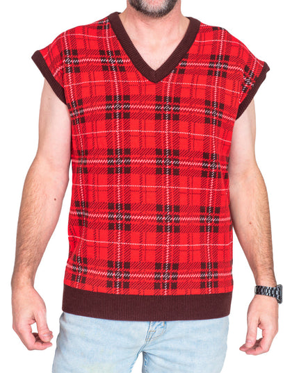 Gilet moche à manches amovibles et bois de renne