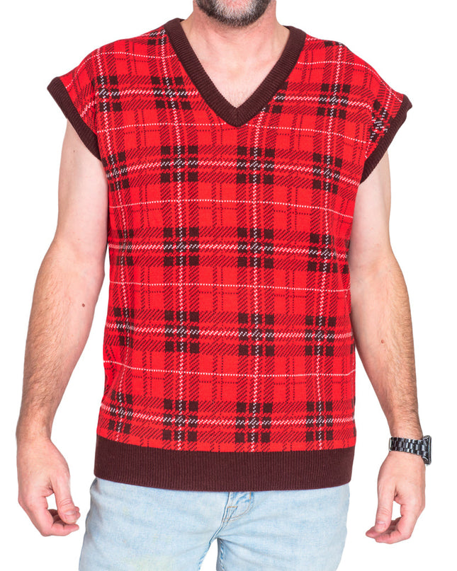 Gilet moche à manches amovibles et bois de renne