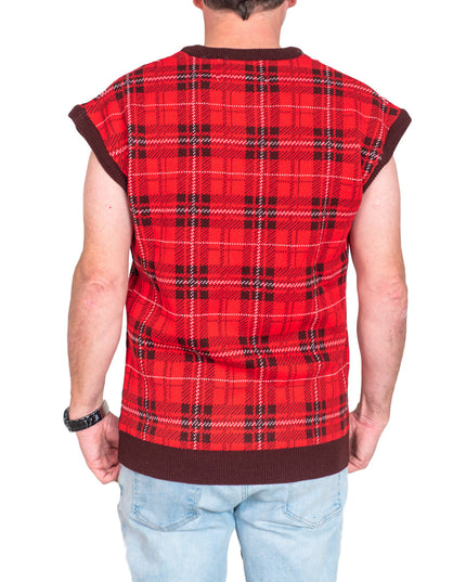 Gilet moche à manches amovibles et bois de renne