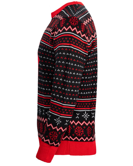 Pull de Noël moche Rolling Stones avec lèvres et langue