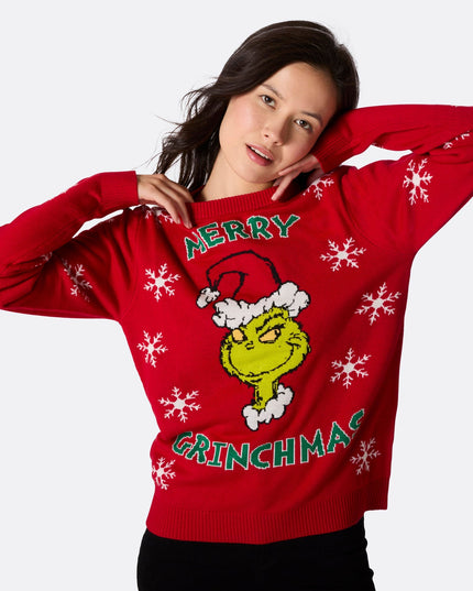 Pull de Noël Grinchmas pour femme
