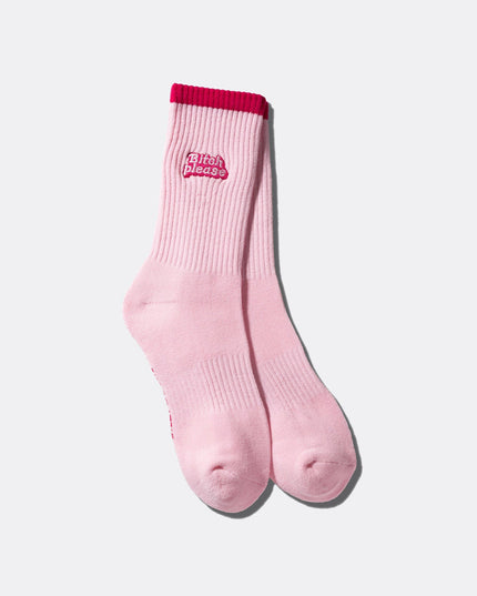 Chaussettes de tennis « Bitch Please » pour adultes - Cadeau humoristique