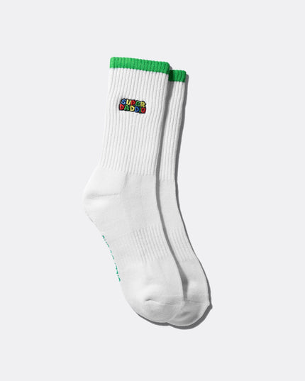 Chaussettes de tennis Super Daddio pour adultes - Cadeau amusant