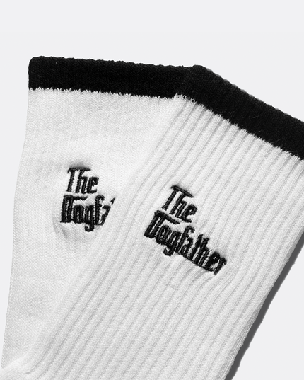 Chaussettes de tennis Dogfather pour adultes - Style humoristique
