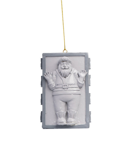 Décoration du Père Noël congelé dans la carbonite