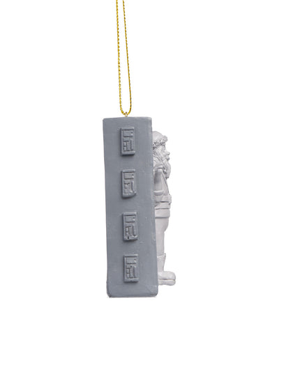 Décoration du Père Noël congelé dans la carbonite