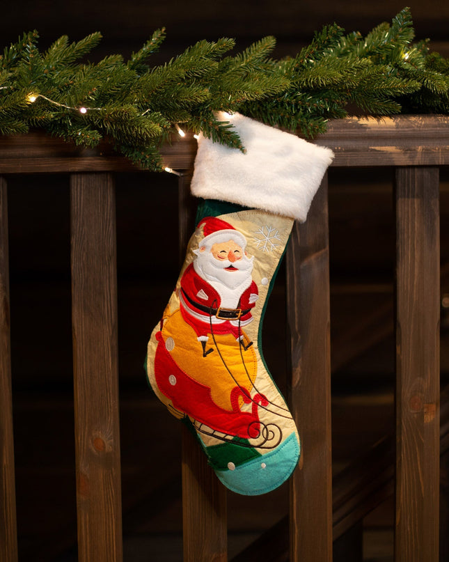 Chaussettes de Noël assorties pour toute la famille, avec le Père Noël